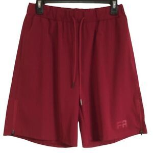 Fit Alliance L side pockets elastic tie waistband zippered legs for movement NWT